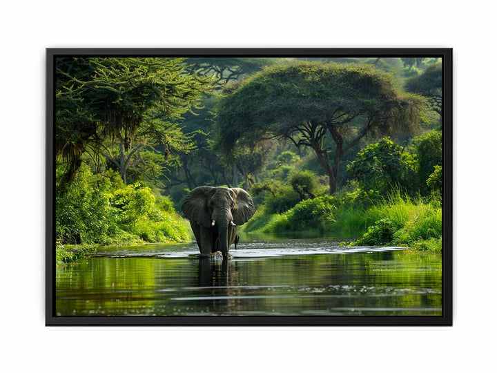 African Bush  Elephant   Painting