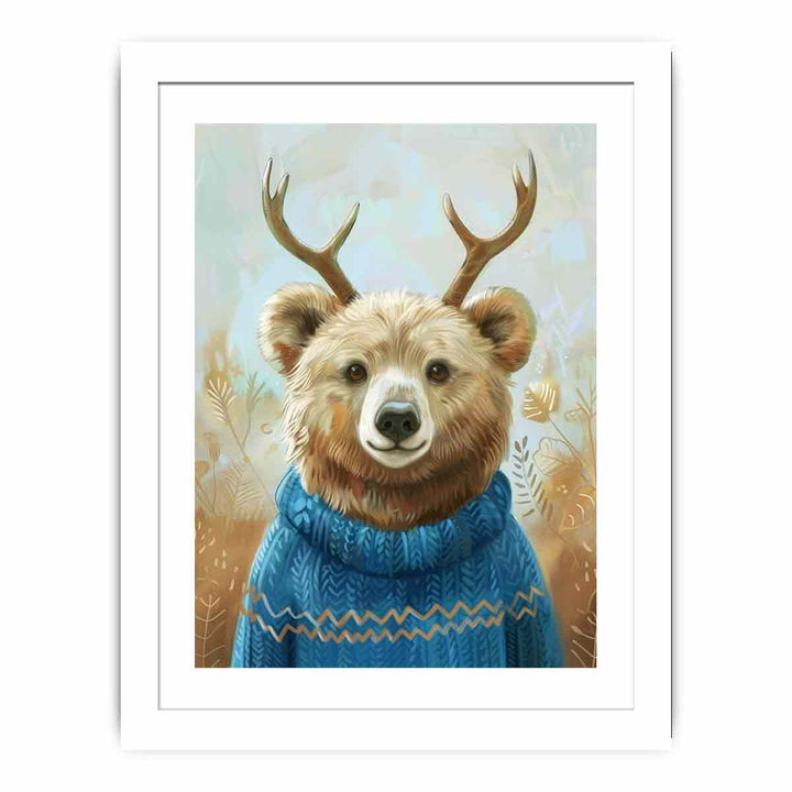 Cute Bear Streched canvas