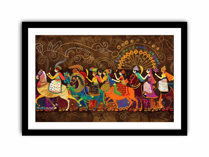 Indian Wedding   Art Print