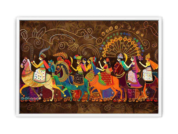 Indian Wedding  Framed Print