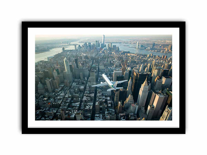 Flight  Over New York  Art Print