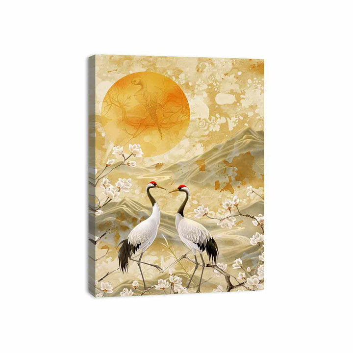 Cranes Canvas Print