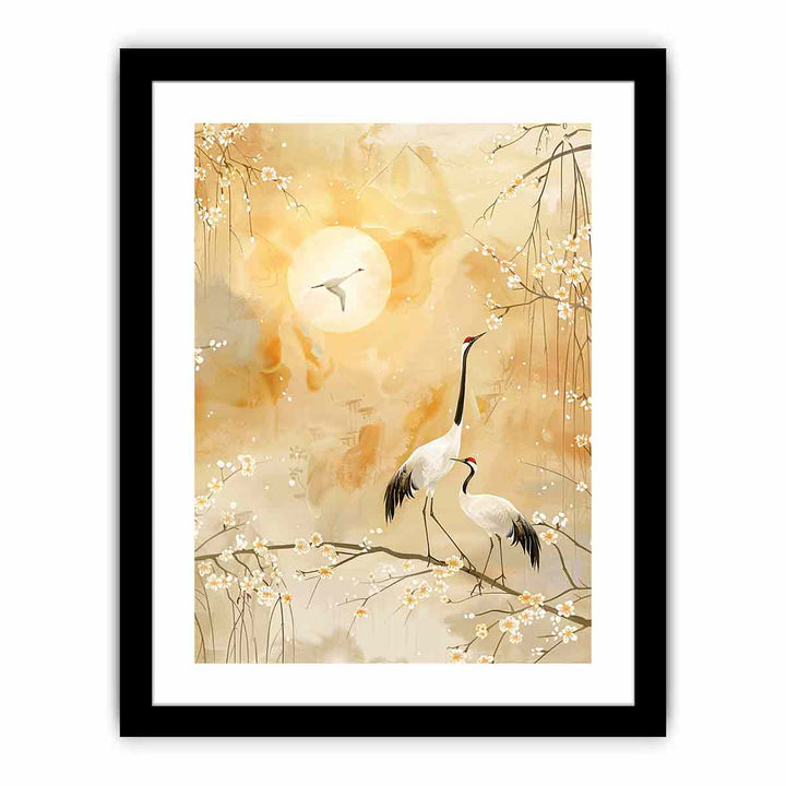 Cranes   Art Print