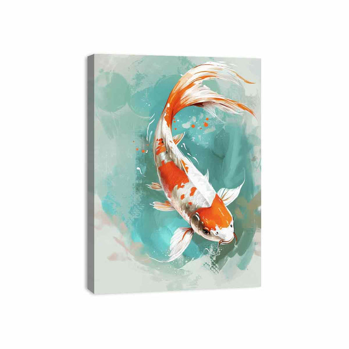 Lucky Koi Fish Canvas Print