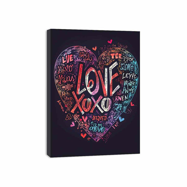 Love Xoxo  Canvas Print