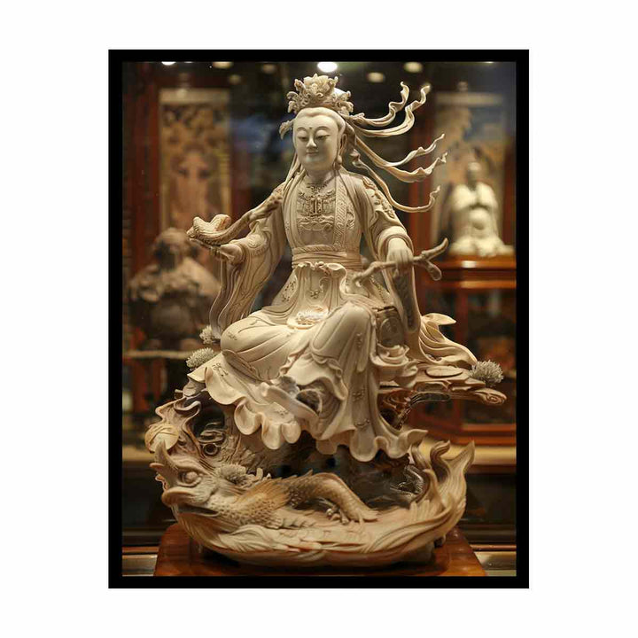 Chinese Deity Guanyin  Painting