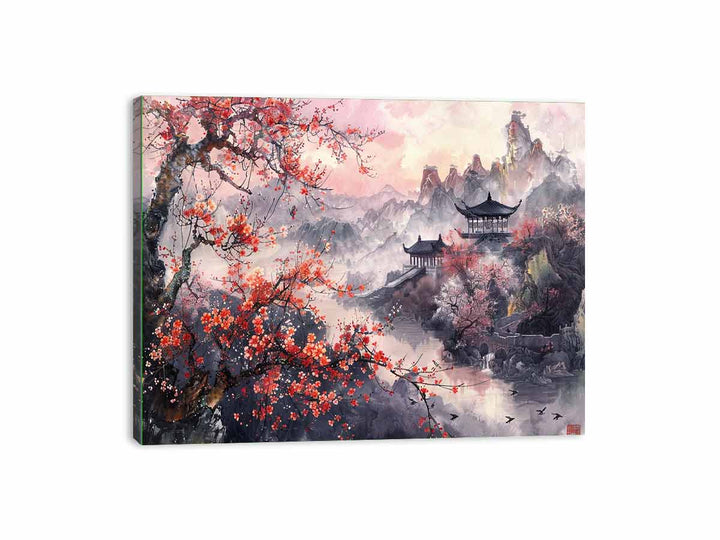  Plum Blossoms Canvas Print