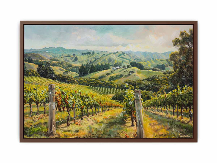 South Australia Vineyard   Poster