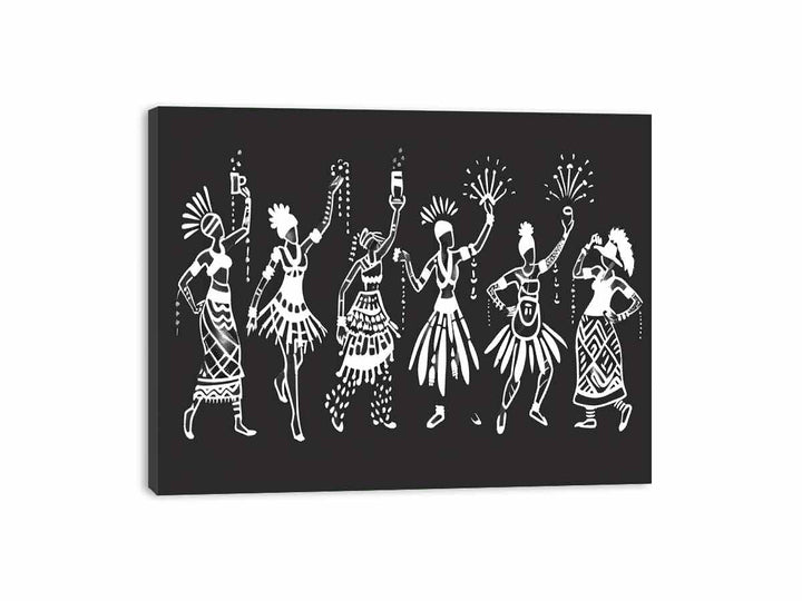 Dance in Africa  Canvas Print