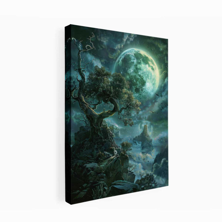 Fantasy moon  canvas Print