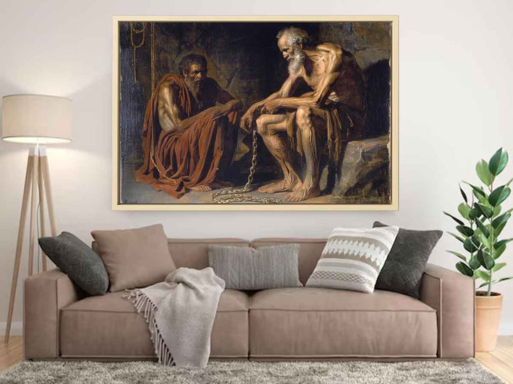 Mammon And His Slave Art Print