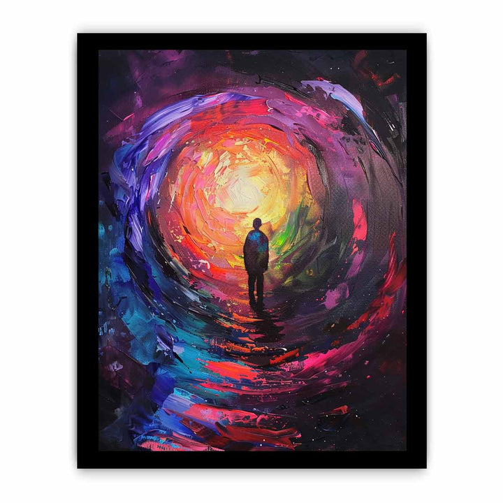 Circles  framed Print