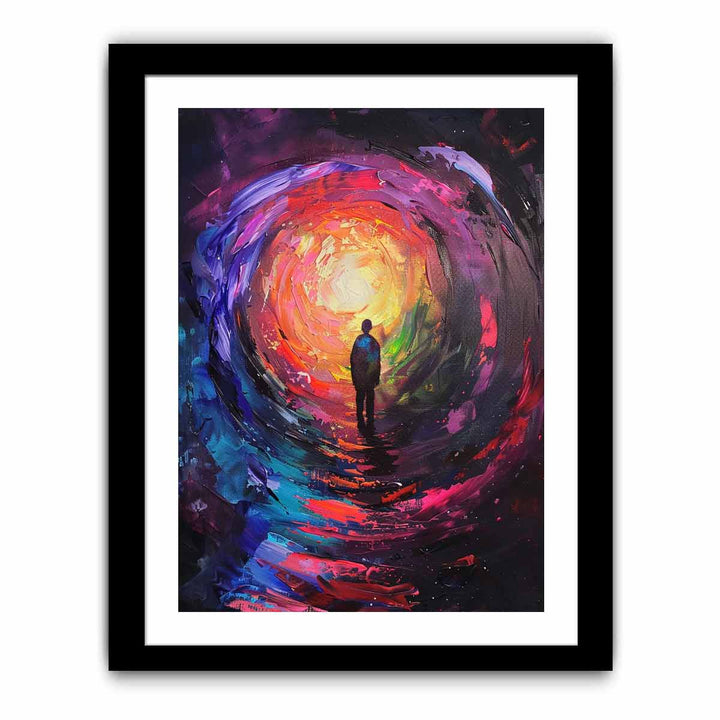 Circles  framed Print