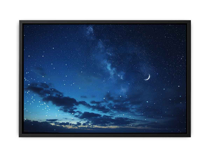 Blue Glaxy  canvas Print