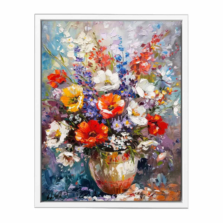 Lovely Flower Vase Framed Print