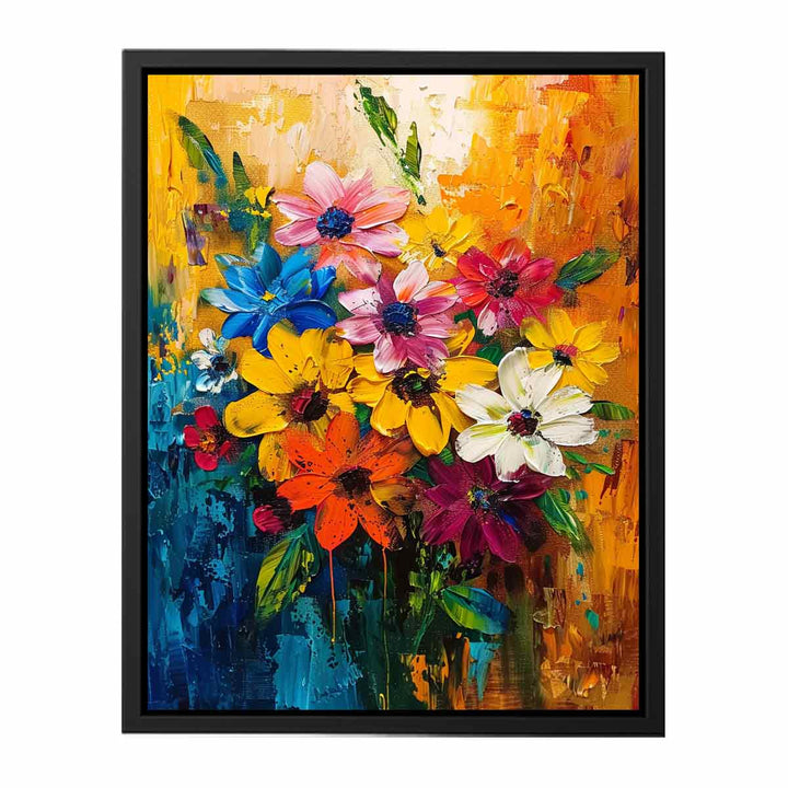 Abstract Flowers  Painting