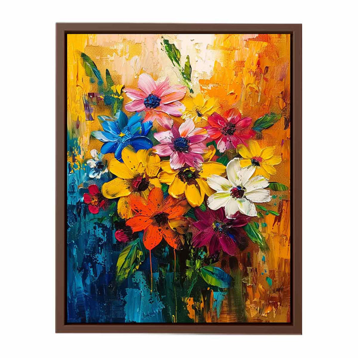 Abstract Flowers  Poster