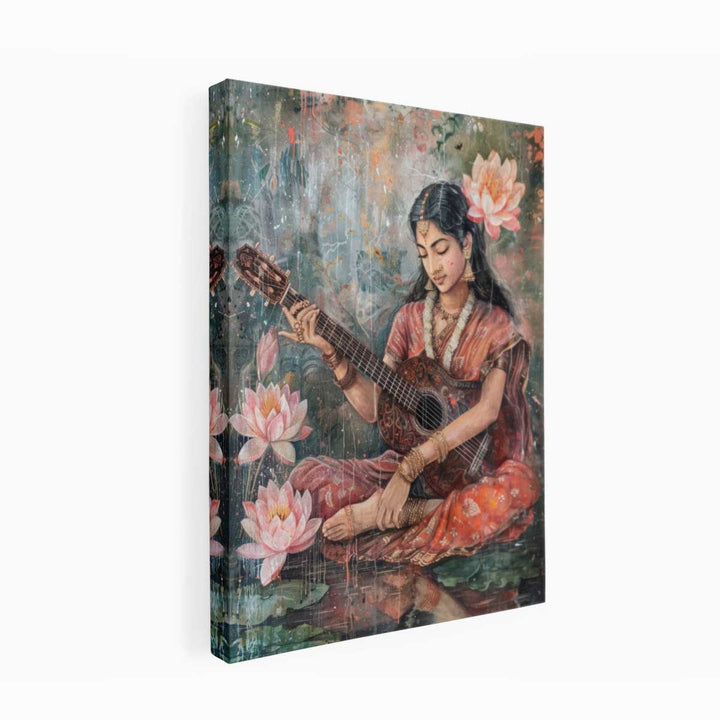 Sarasvati Devi Canvas Print