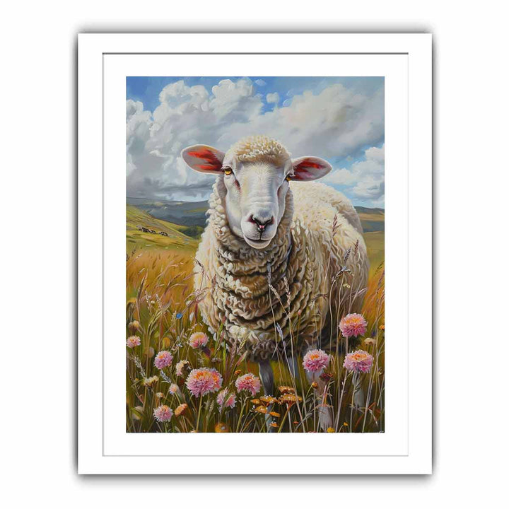 Sheep Streched canvas