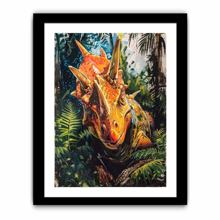 Dinosaur Painting  Art Print