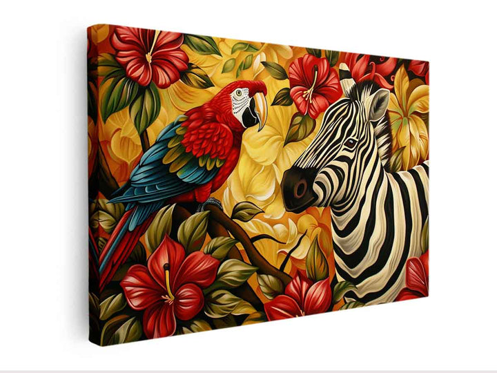 Zebra Canvas Print