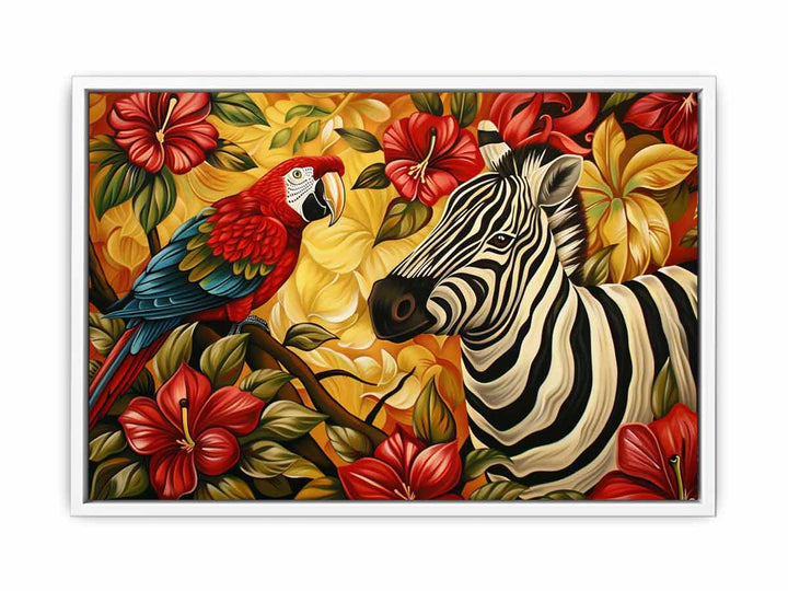 Zebra Framed Print