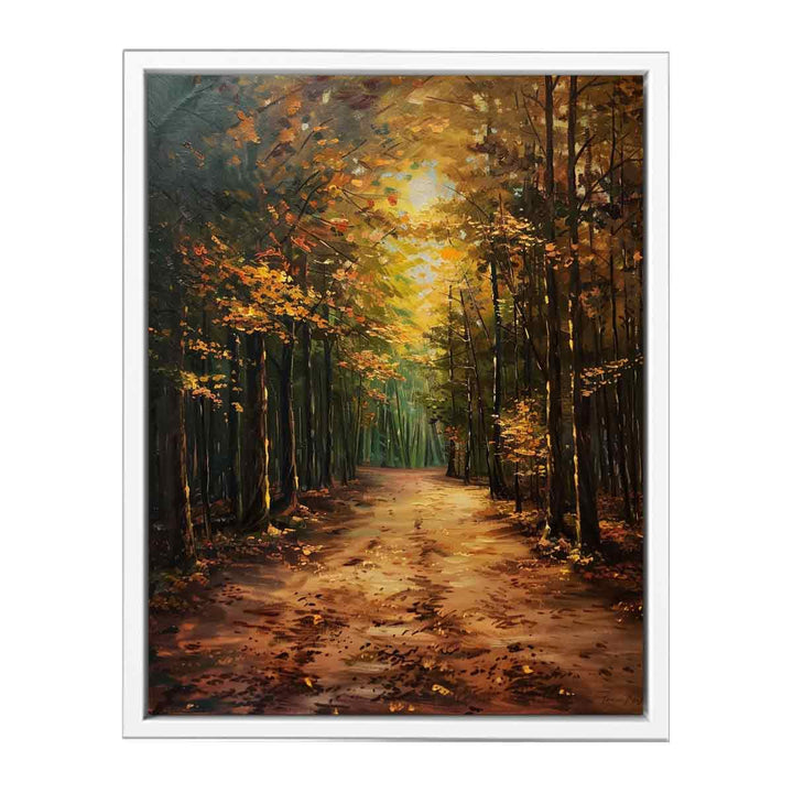 Tree Path Framed Print