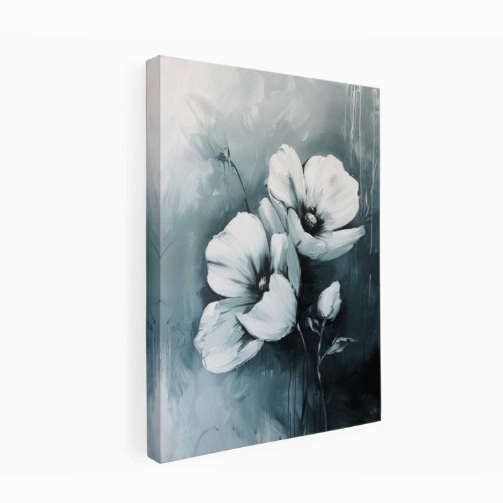 White Flowers Canvas Print