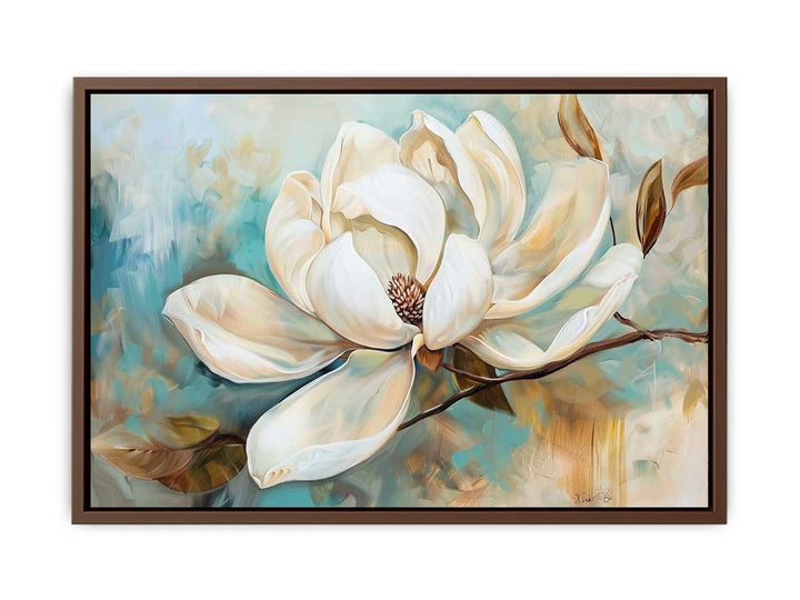 White  Flower   Poster