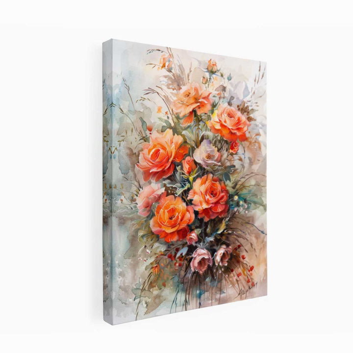 Flower Art Canvas Print