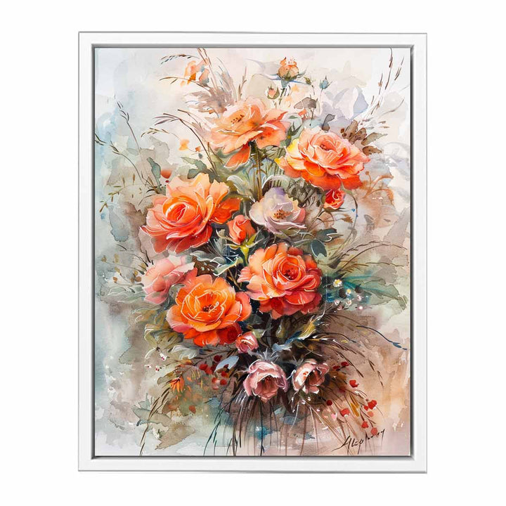 Flower Art Framed Print