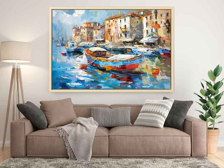 Beautiful Boats Painting  