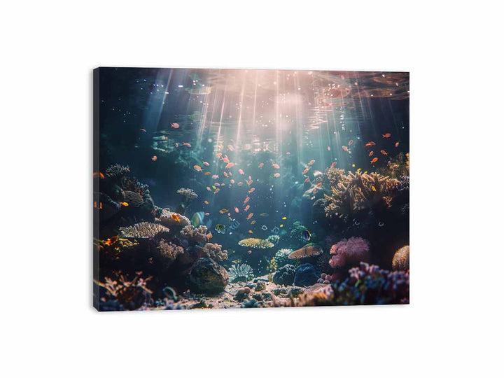 Underwater Coral Canvas Print