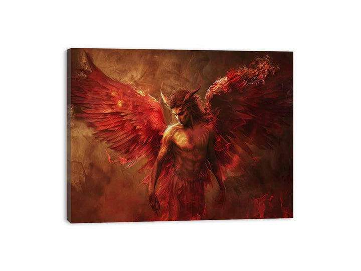 Black Devil Canvas Print