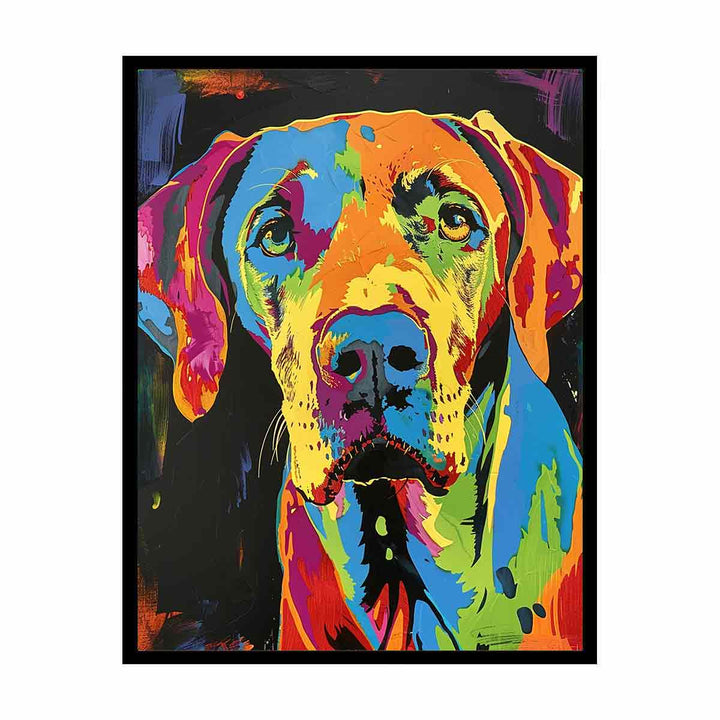 Pop Art Dog  Painting