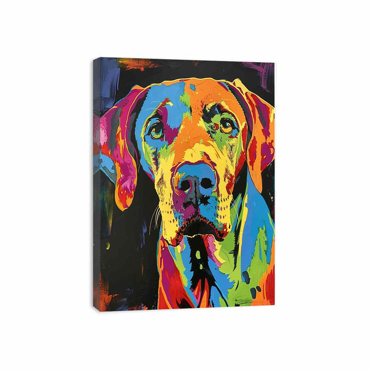 Pop Art Dog Canvas Print