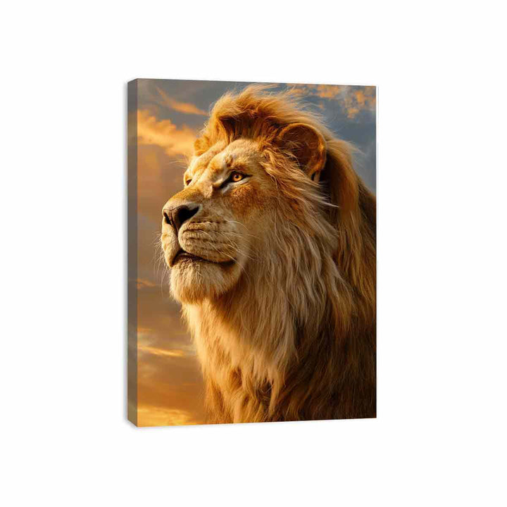 Lion King Poster Canvas Print