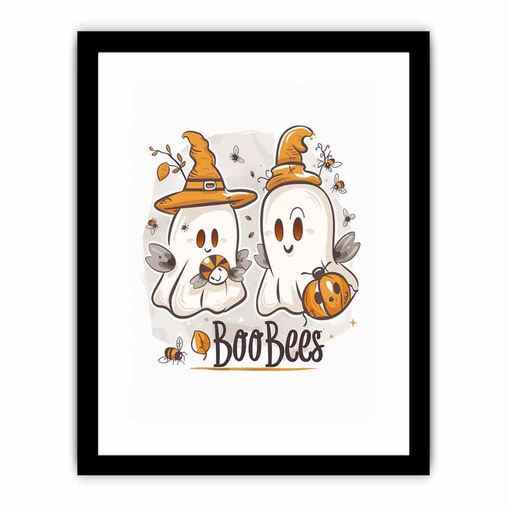 Cartoon Ghosts   Art Print