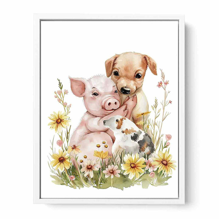 Beaggle Puppy Framed Print