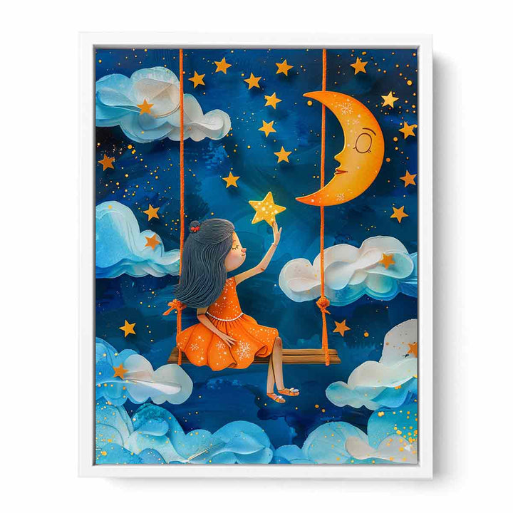 Stars Swing Framed Print