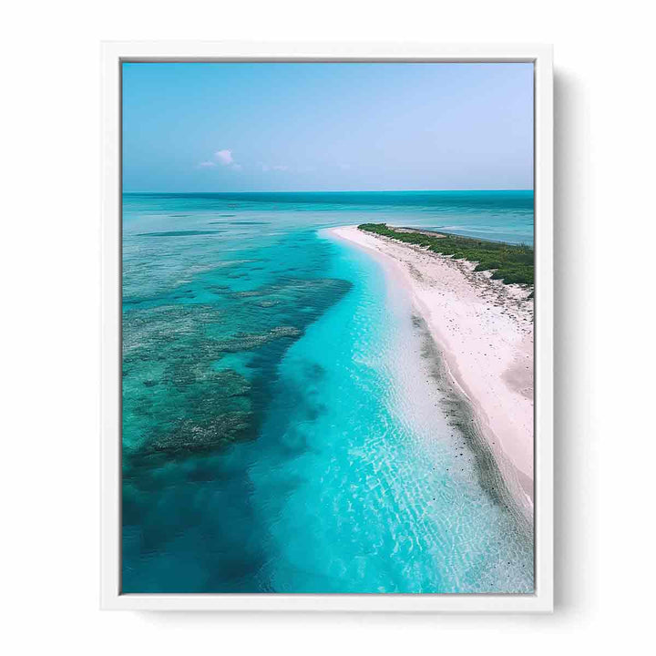 Whitehaven Beach Framed Print