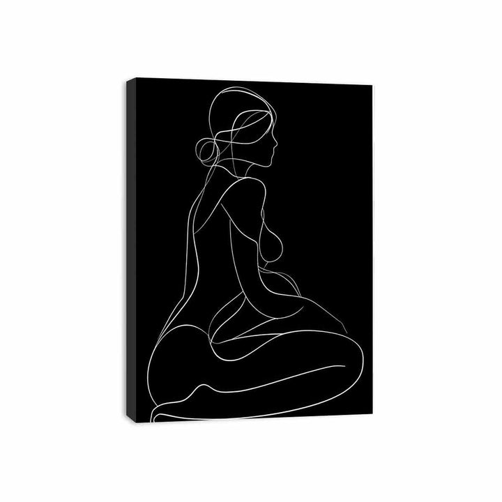 Figure Drawing Canvas Print