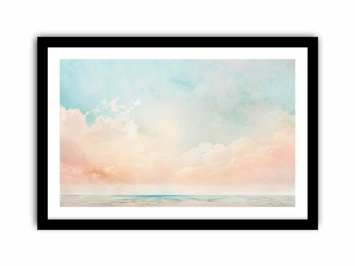 Pastel Seascape  Art Print