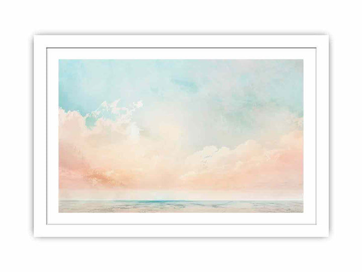 Pastel Seascape Streched canvas