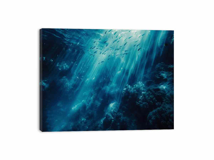 Underwater Click Canvas Print