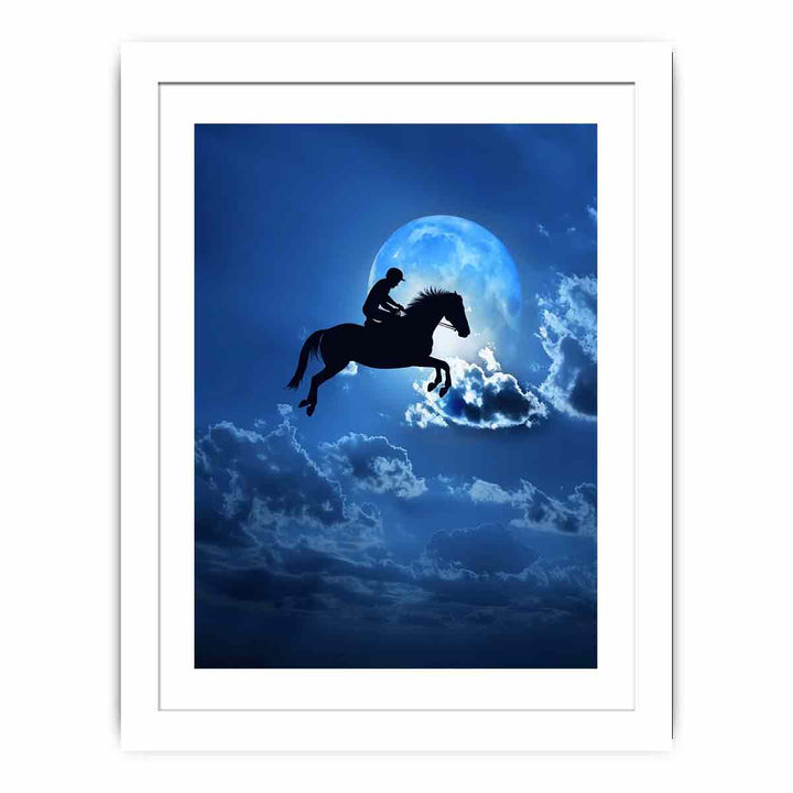 Riding Horse  Streched canvas