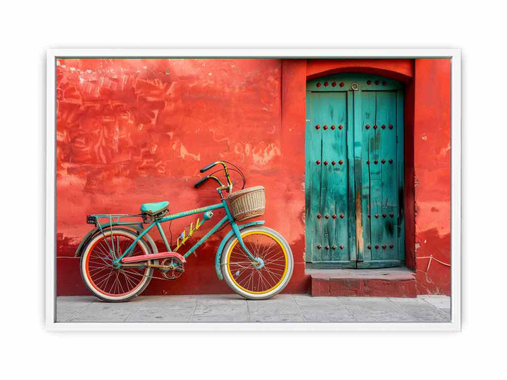 Bicycle In Mexico Framed Print