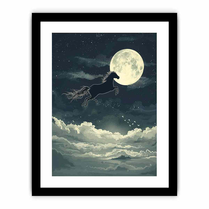 Horse In The Sky  Art Print