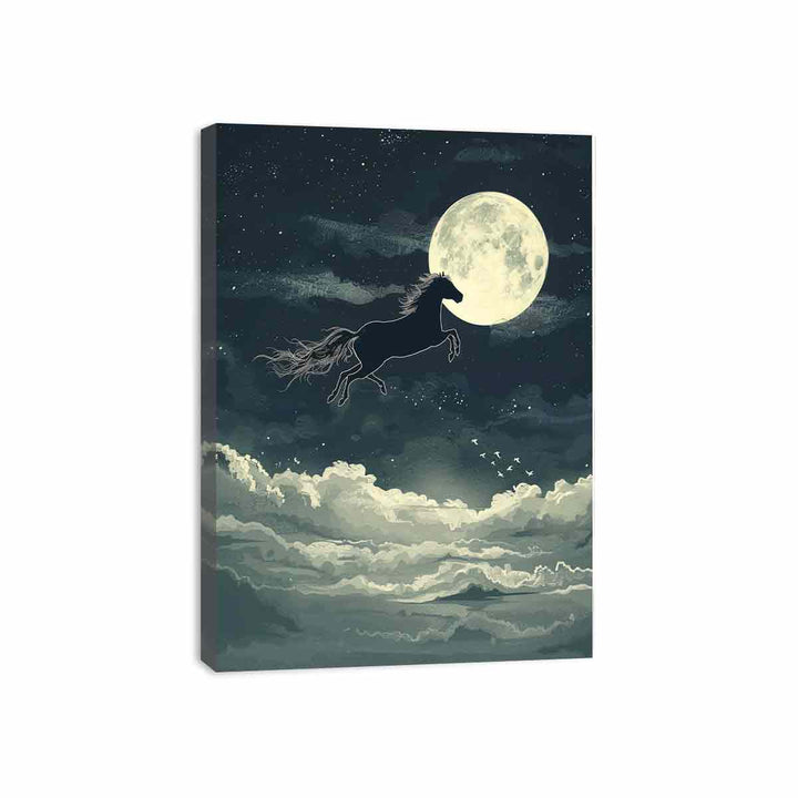 Horse In The Sky Canvas Print