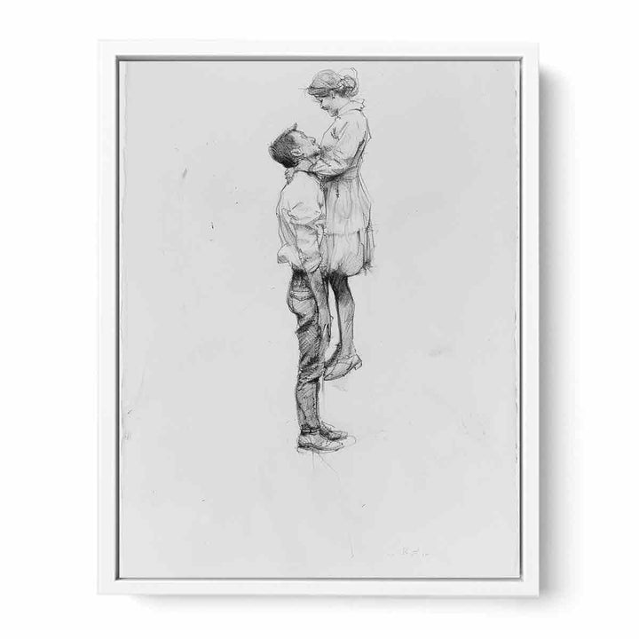 Etrnal Kiss Framed Print